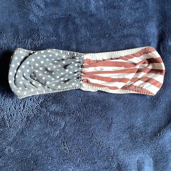 USA Stars and Stripes Bandeau - Cream, Red, Navy - Picture 2 of 7